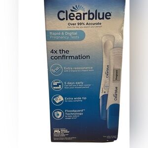 Clear blue 3 Rapid & Digital Pregnancy Tests - White